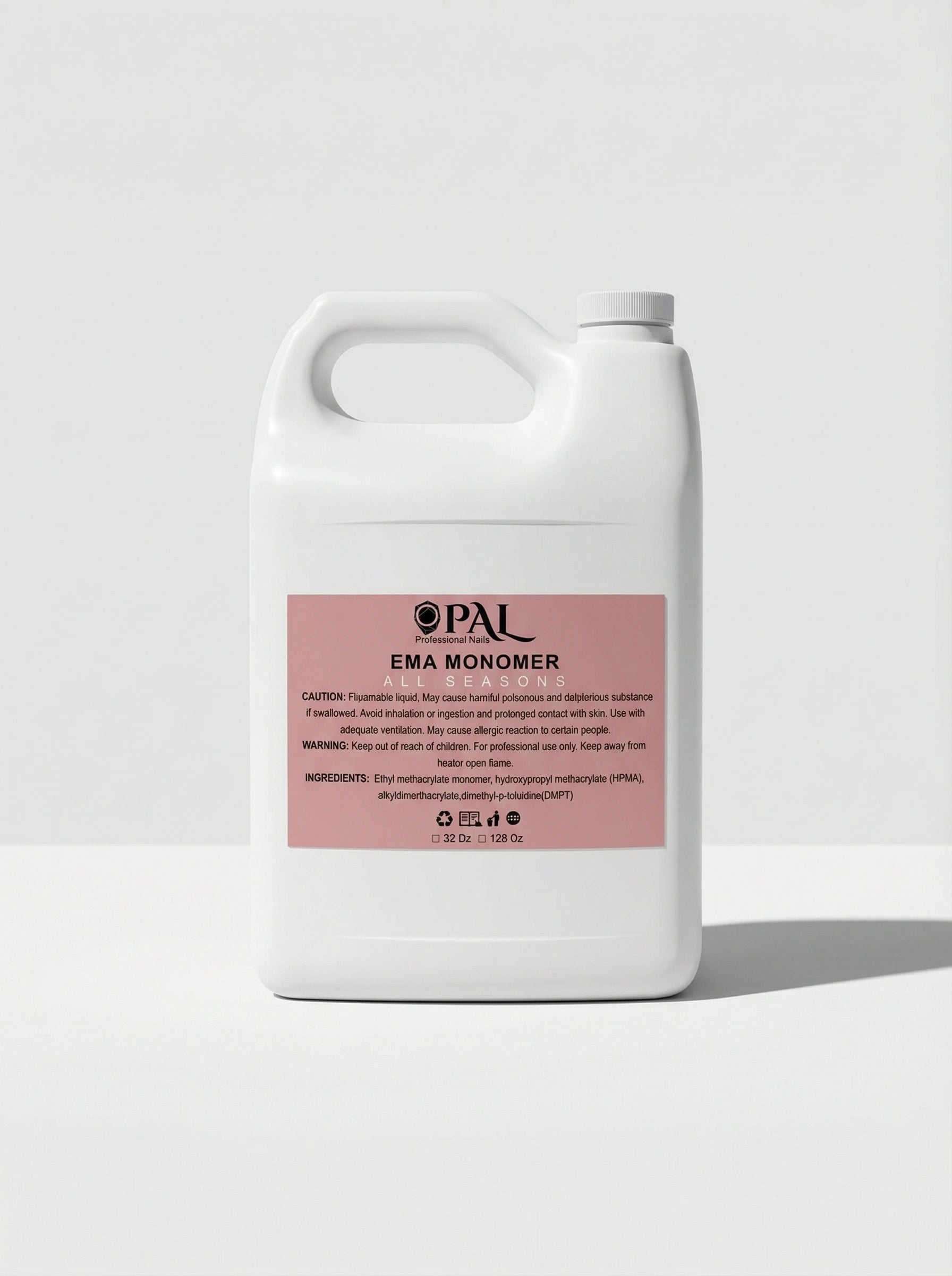 OPAL EMA Monomer All Seasons 1 gallon professional acrylic liquid for nail technicians climate adaptive formula