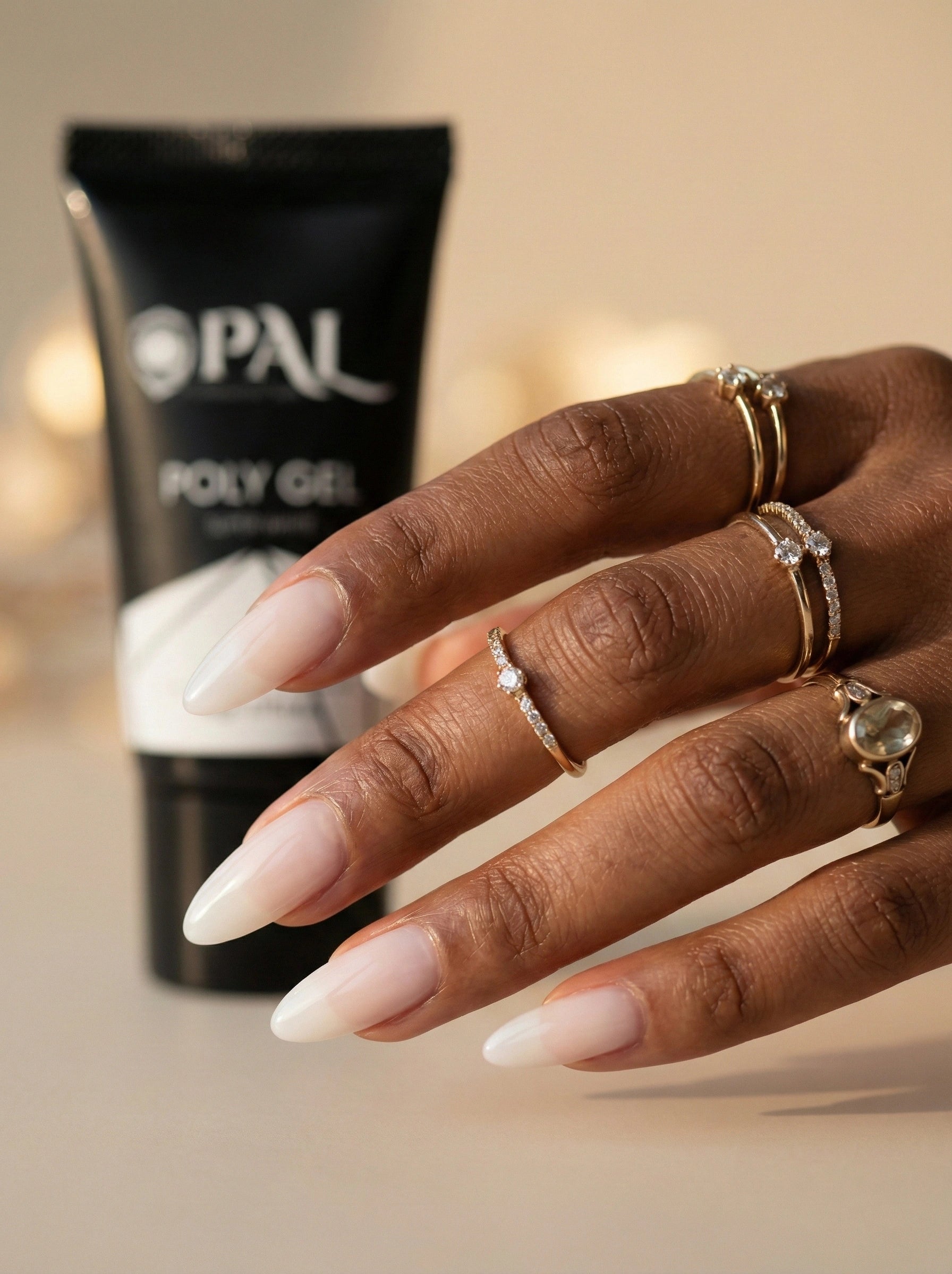 OPAL Professional Poly Gel - Super White 30g (1.0 fl oz) | UV/LED Builder Gel