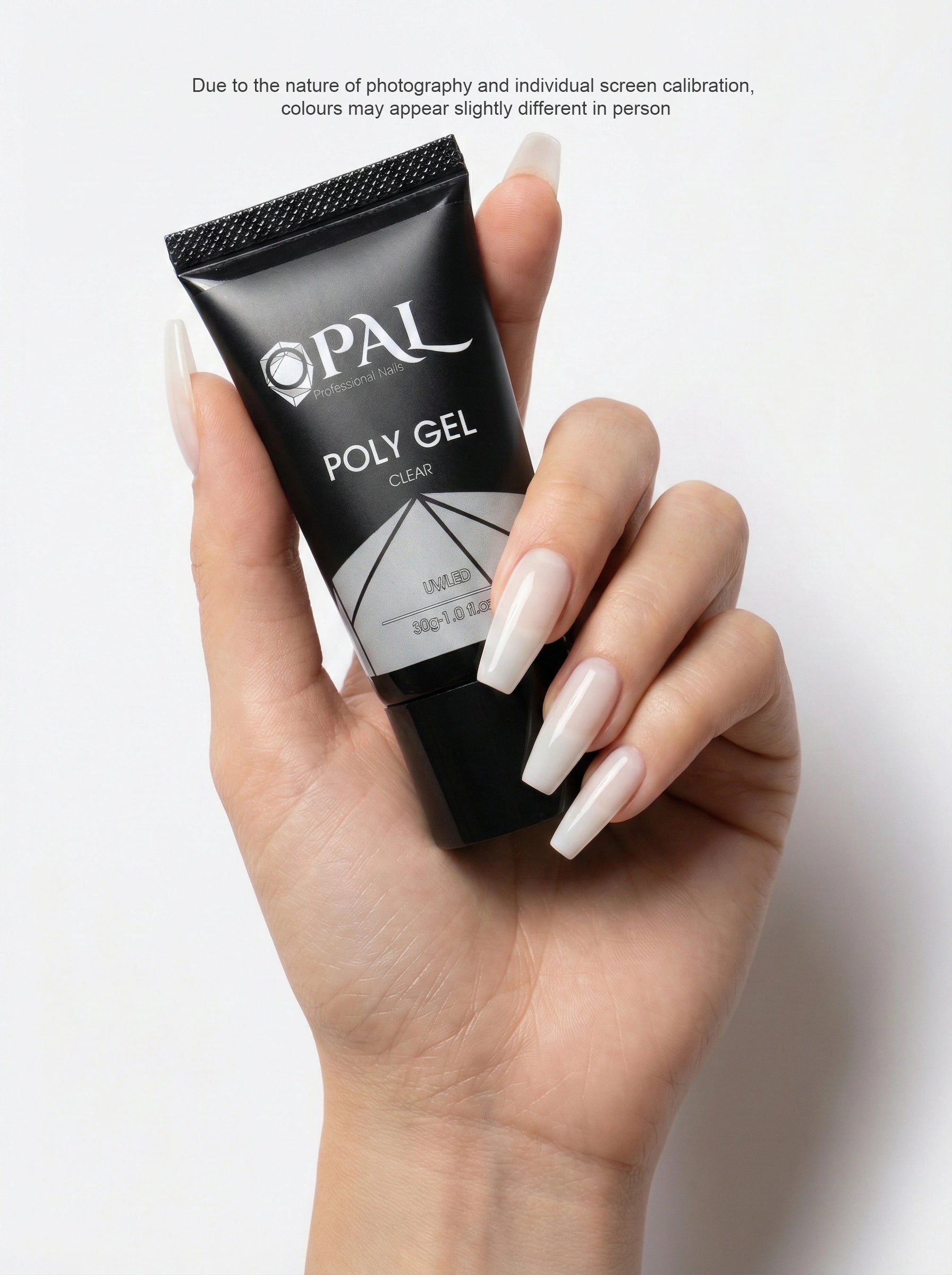 OPAL Professional Poly Gel - Off White 30g (1.0 fl oz) | UV/LED Builder Gel
